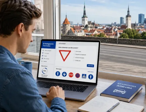 E-Autokool Tallinnas: kuidas õppida autojuhtimist veebis ja edukalt sooritada ARK teooriaeksam